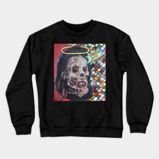 Sorry We're Closed | Weird Face Pop Art | Notice Me | Original Painting by Tyler Tilley Crewneck Sweatshirt